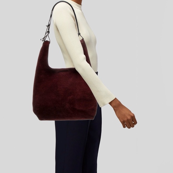 Rebecca Minkoff Burgundy Hobo Bag - Picture 1 of 5